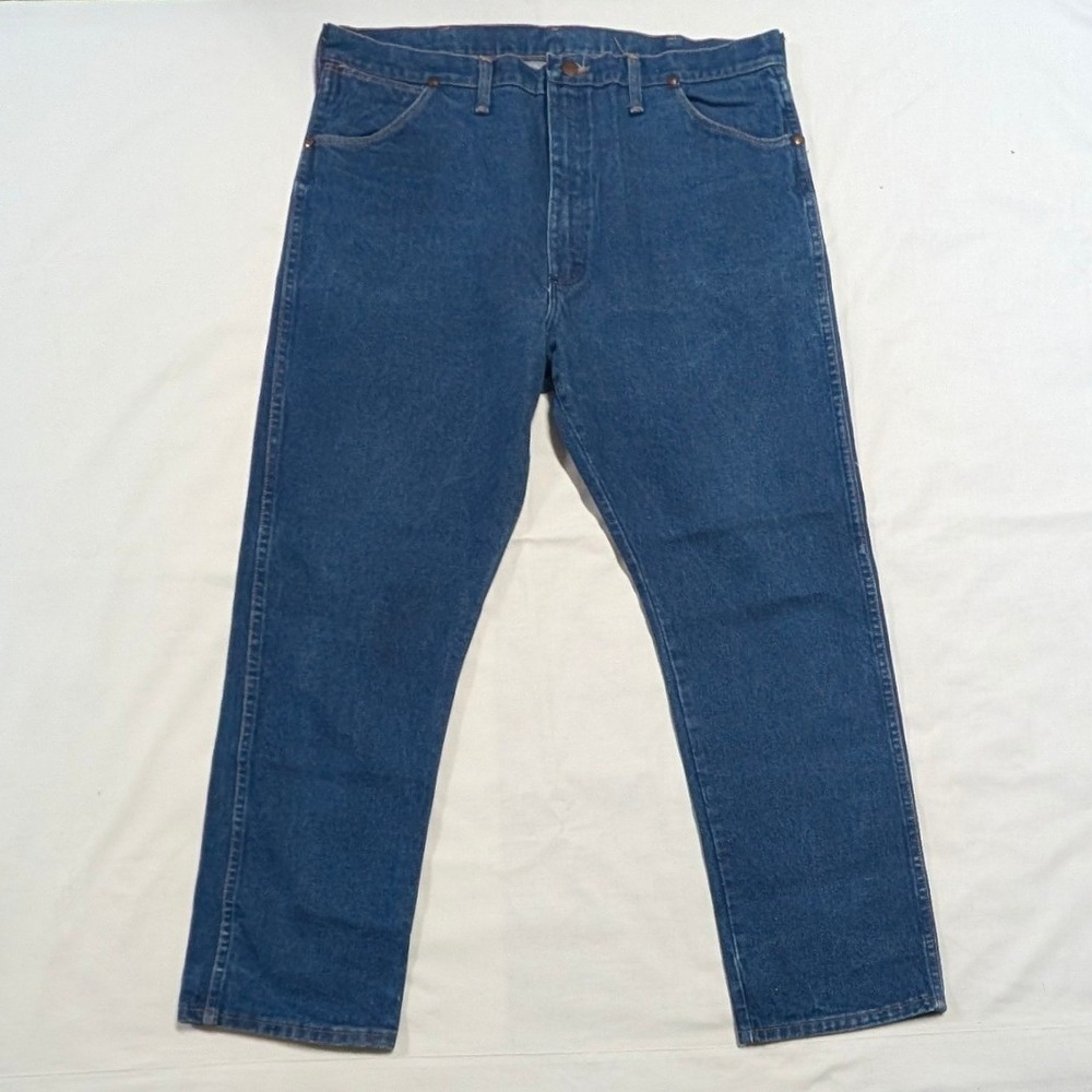 Wrangler 13MWZ Cowboy Cut Jeans Mens 40x30 Indigo Blue Denim Made in USA